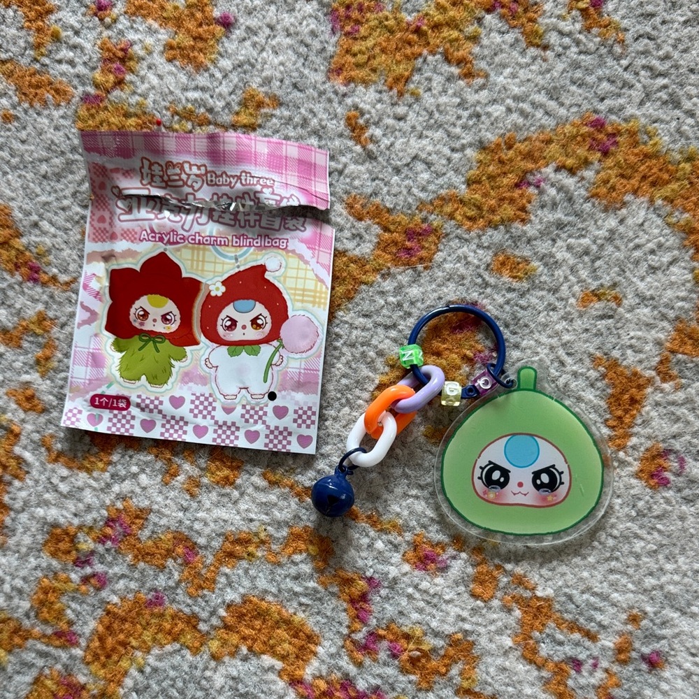 Baby Three Acrylic Charm Blind Bag Pear